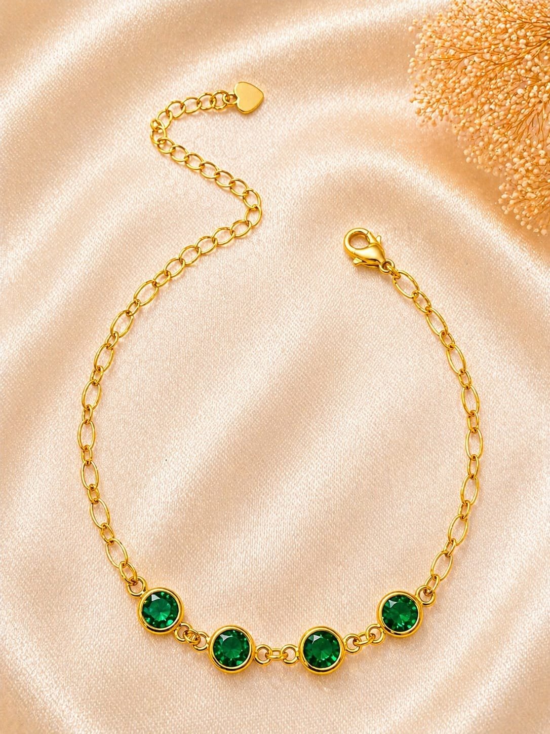 PULSEIRA COM PEDRAS 4MM